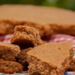 Dutch soft speculaasbrok is crunchy on the outside and soft on the inside. A giant spiced cookie chunk that makes a delicious fall or winter treat. #dutchfood #dutchrecipe #speculaasrecipe #speculoos